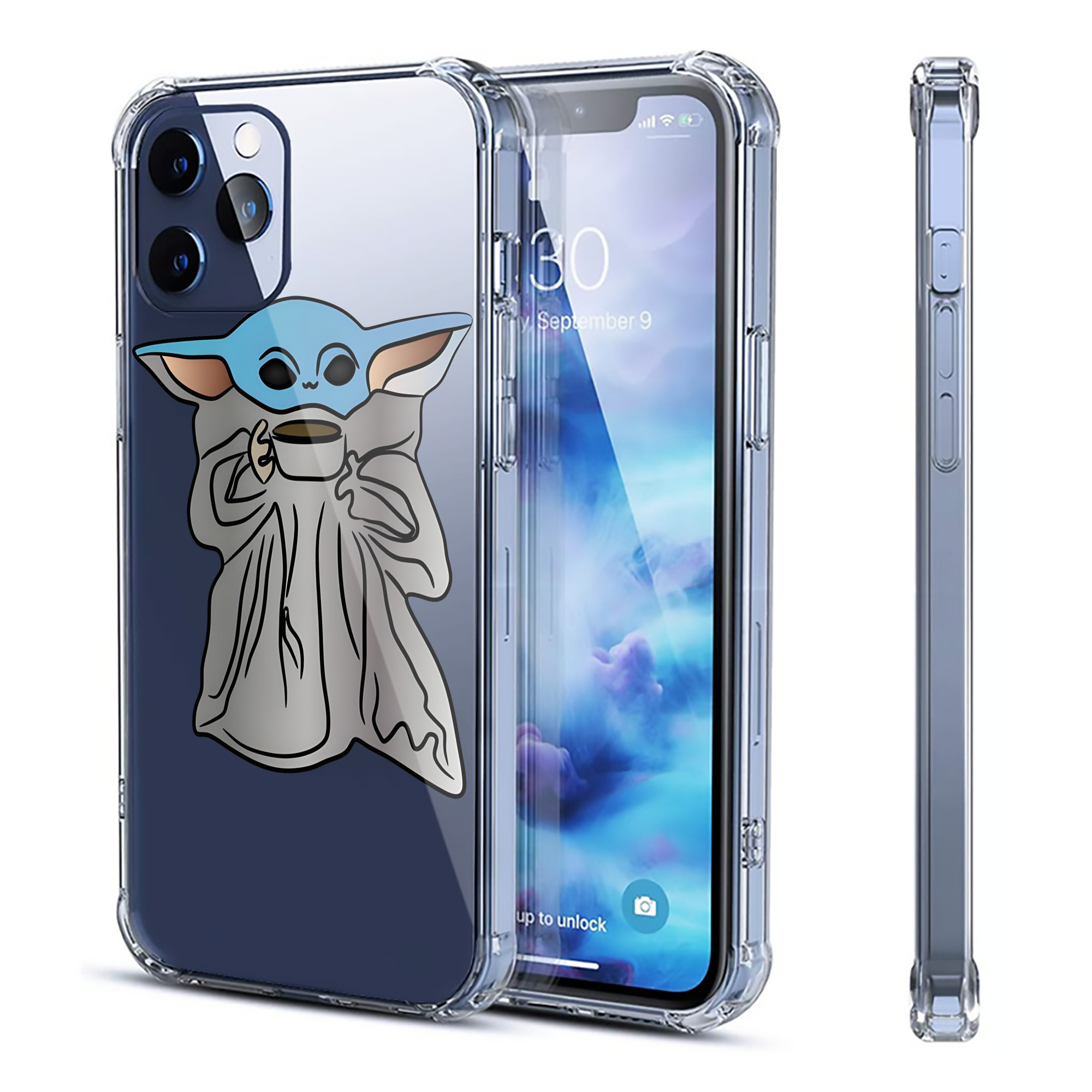 （画像用） スター・ウォーズ Star Wars 【iPhone 12シリーズ対応】透明スマホケース（クリアソフトケース）